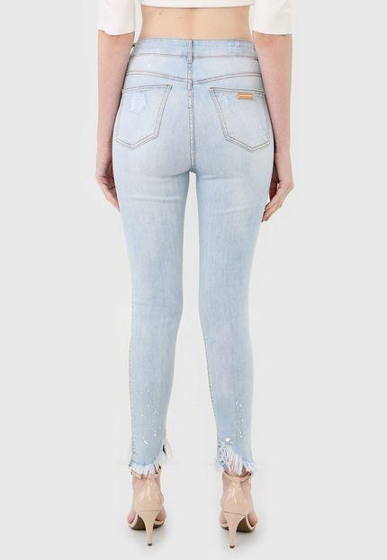 Calça Jeans Skinny Destroyed