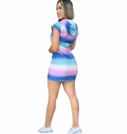 Vestido Curto Tie Dye