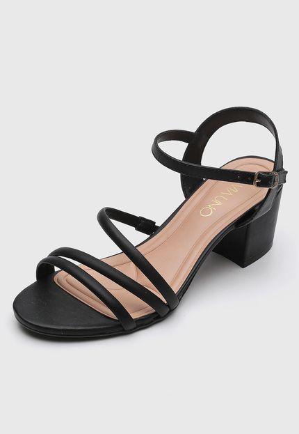 Sandália Via Uno Tiras Laranja