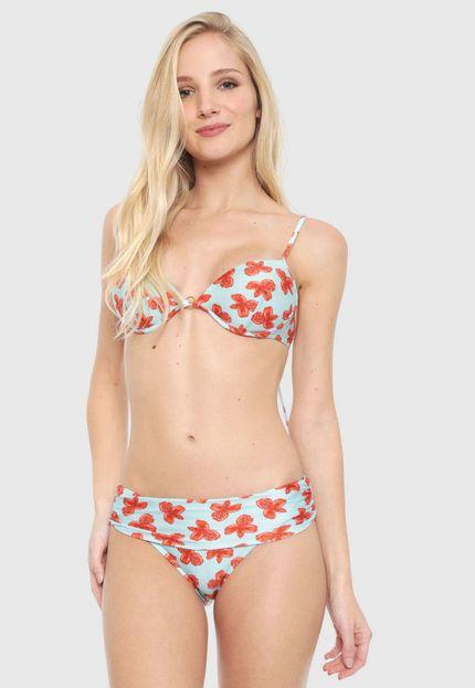 Biquíni Meia Taça Floral