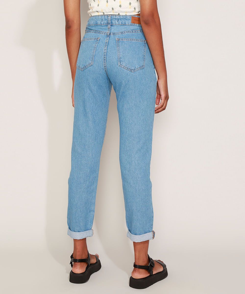 Calça Jeans Azul Médio