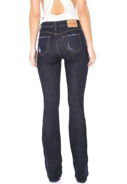 Calça Jeans Flare Desgastes