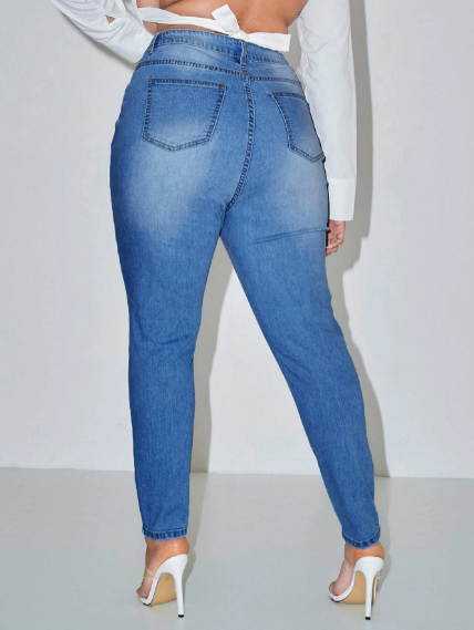 Calça Jeans Sexy Plus Size